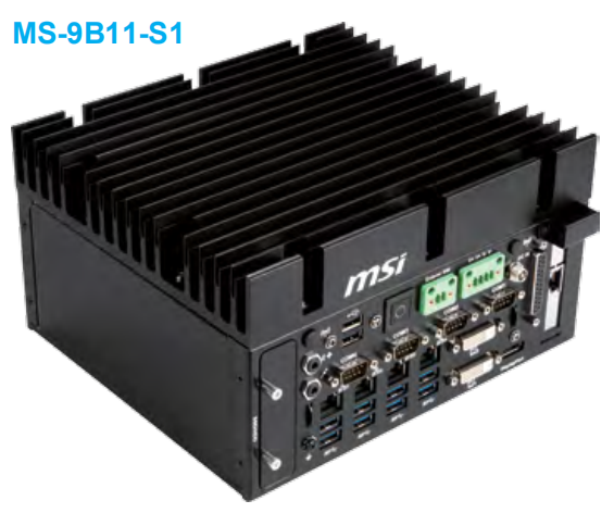祁鸣MS-9B11英特尔酷睿六代七代高性能多网口多USB多显示16路GPIO无风扇工控机