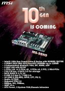 微星工控 MS-98N9 Intel W480E/Q470E 芯片组酷睿10代4网口ATX工业主板方案即将到货